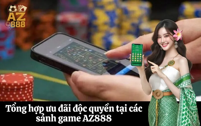 Tổng hợp ưu đãi độc quyền tại các sảnh game AZ888