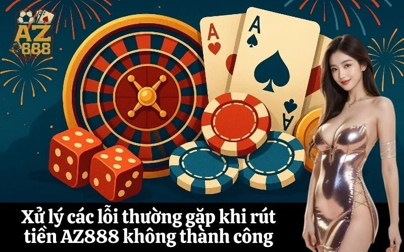 Xử lý các lỗi thường gặp khi rút tiền AZ888 không thành công